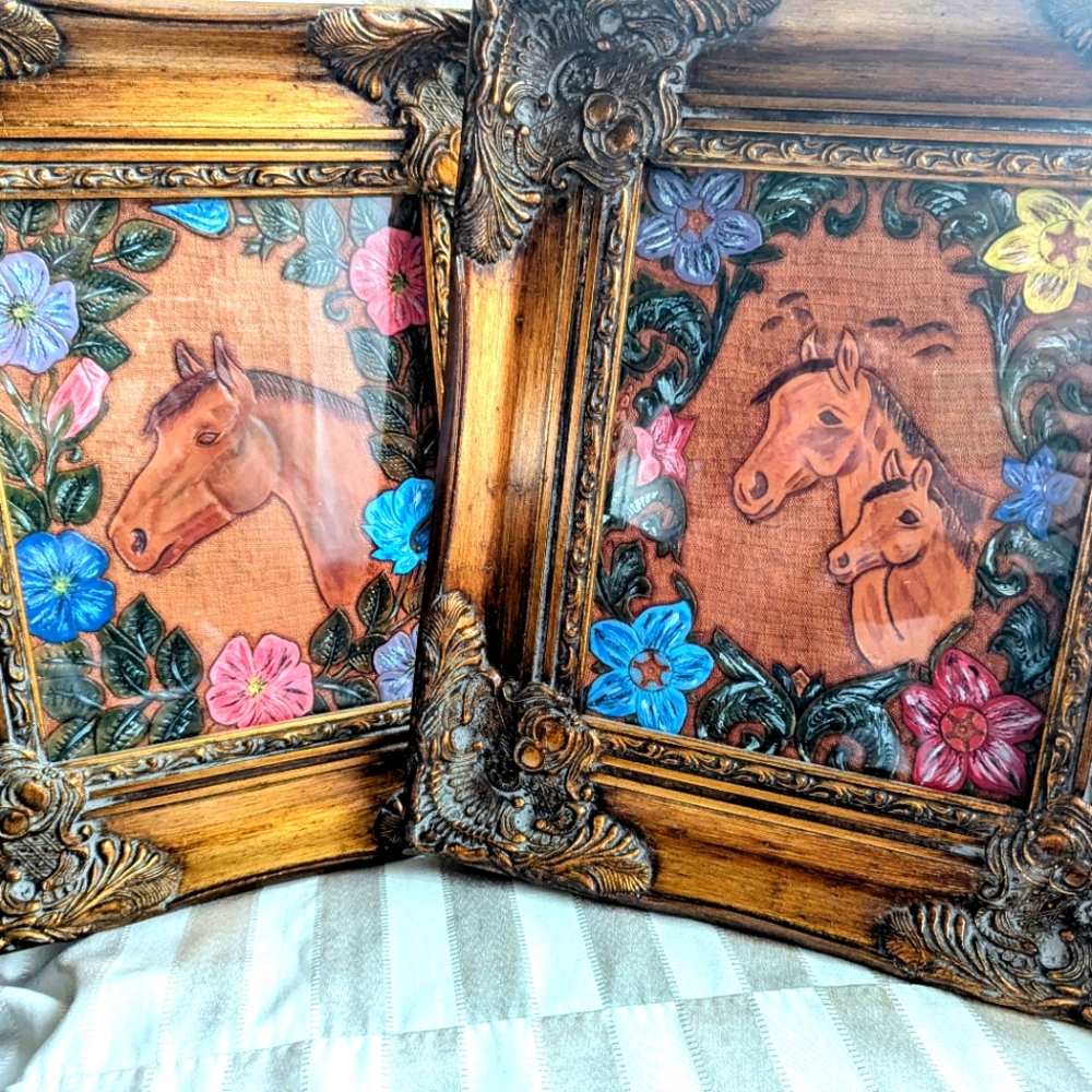 ⭐Leather Embossed Paintings